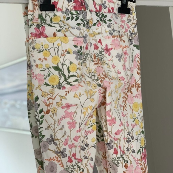 Cambio Floral Print Zippered Ankle Pants, Perfect For Spring/Summer - Size US 2 - Picture 5 of 11